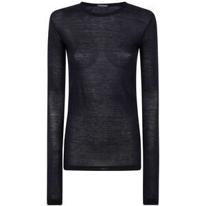Ann Demeulemeester Women Fiene Slim Fit Long Sleeves T-Shirt Viscose